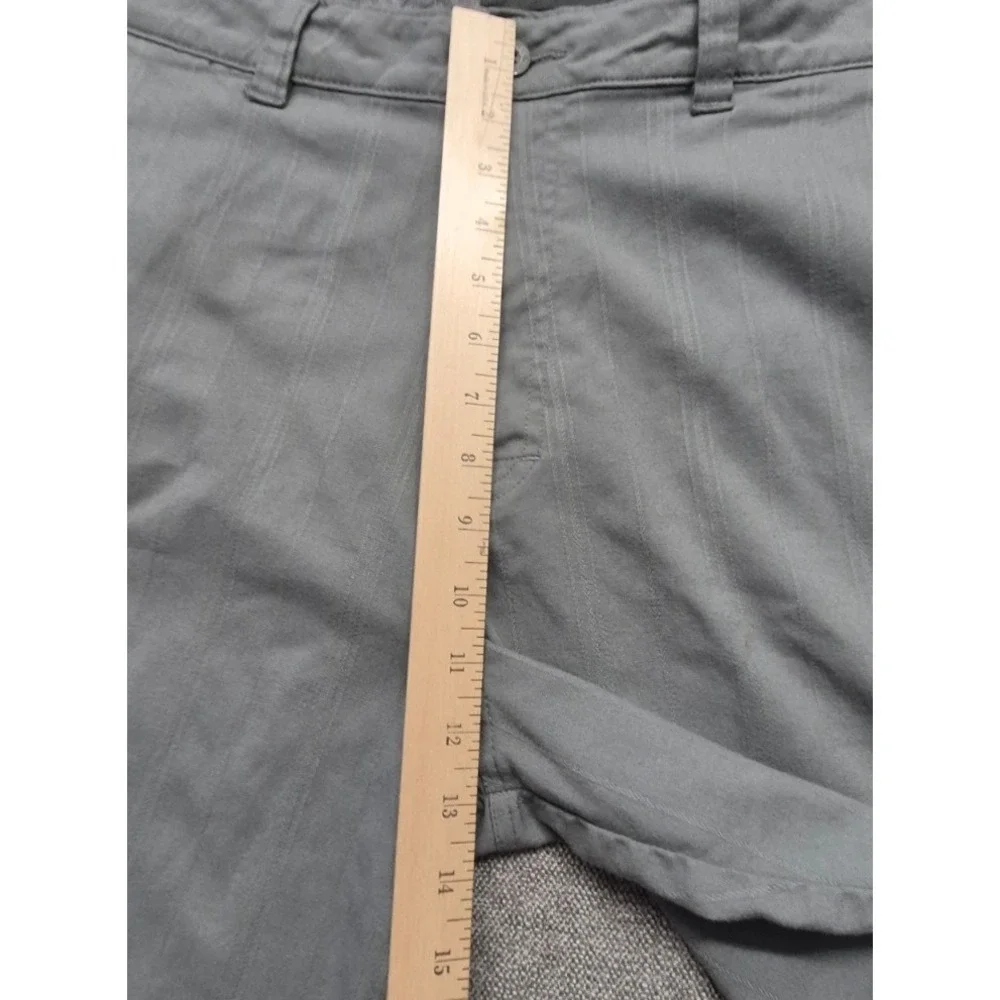 ONiell men's gray striped chino shorts sz 40 pockets 9